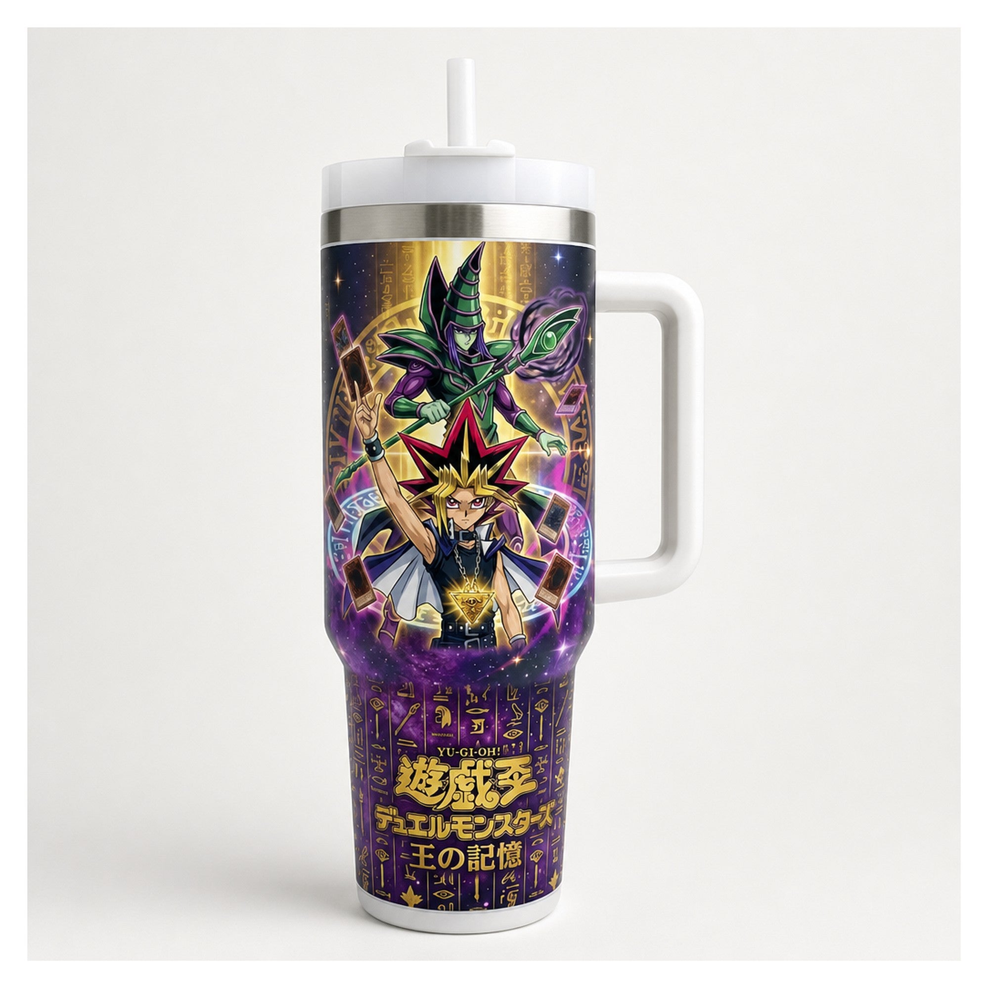 Vaso térmico 40 oz yu-gi-oh mago oscuro acero inox