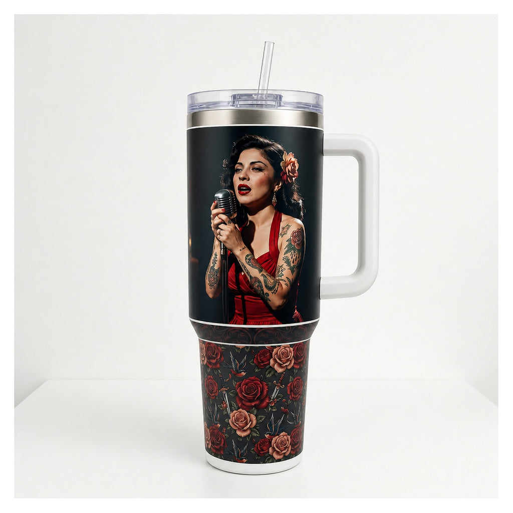 Vaso térmico tumbler mon laferte 40oz vintage