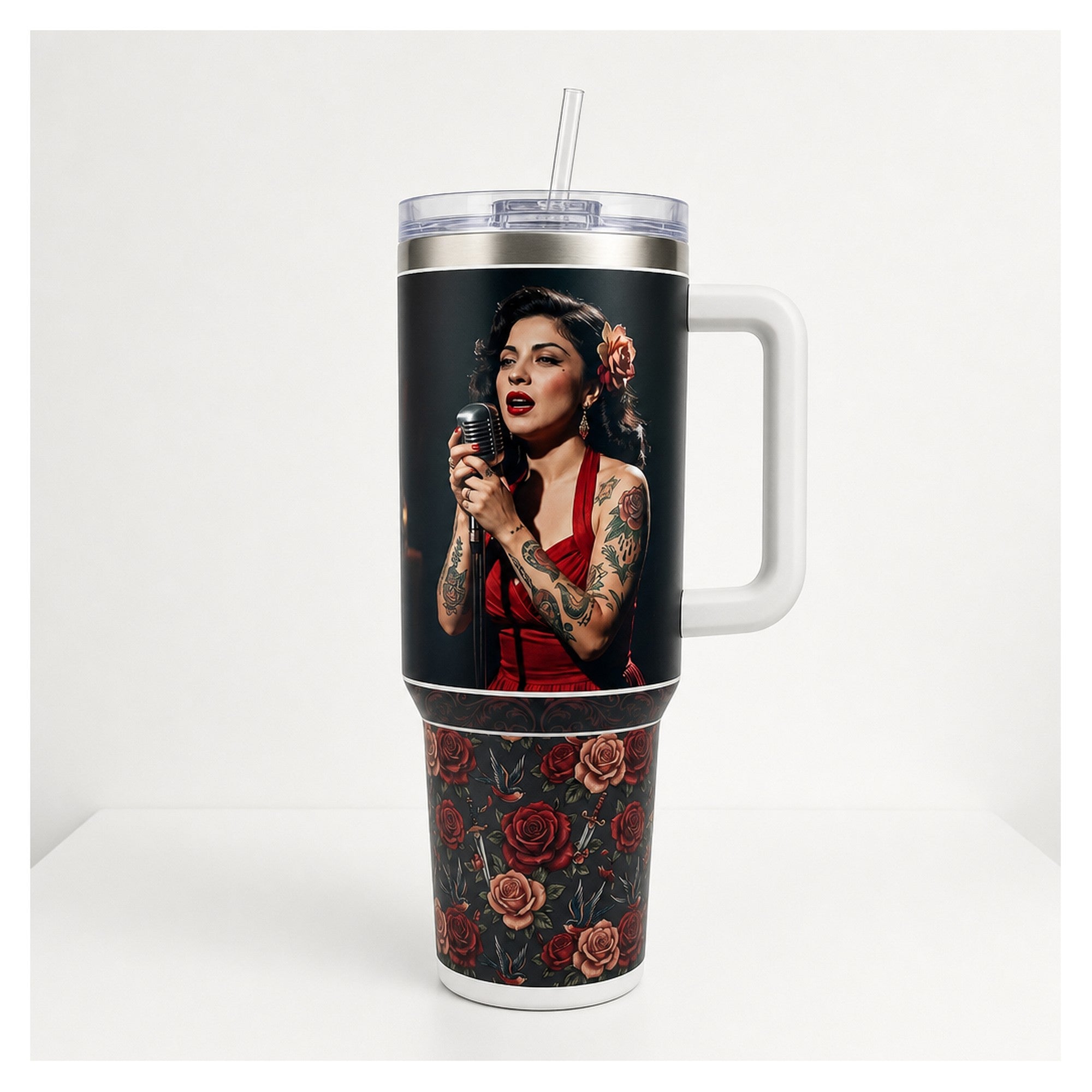 Vaso térmico tumbler mon laferte 40oz vintage