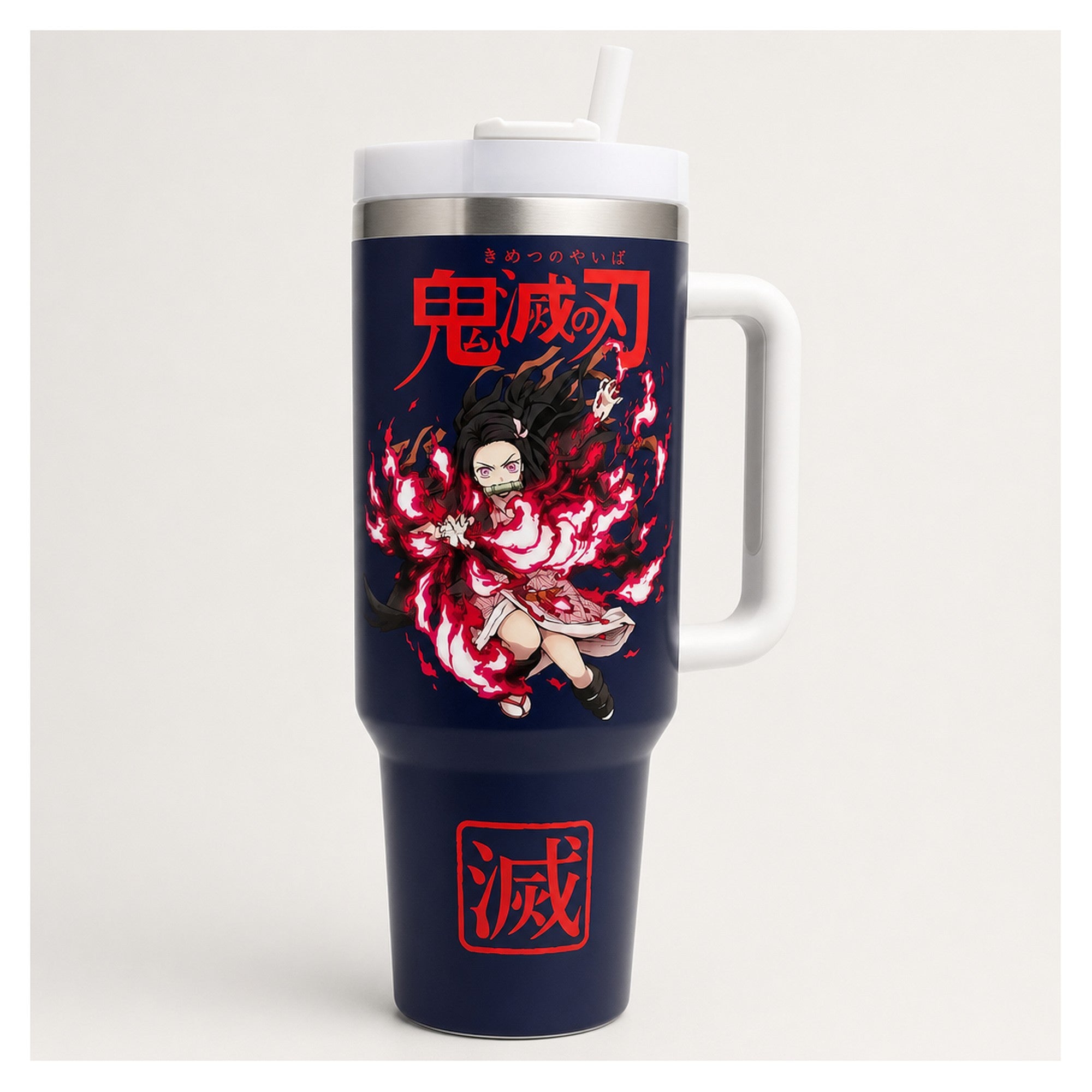 Vaso térmico 40 oz nezuko demon slayer en acero doble pared