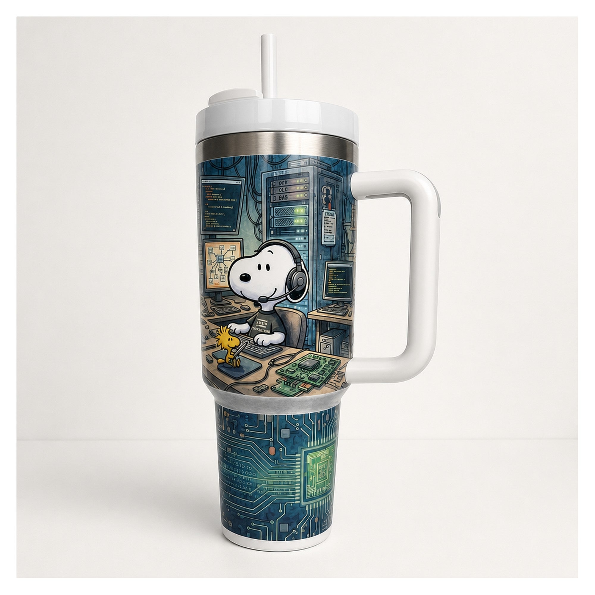 Vaso térmico snoopy programador 1.18 litros acero inox