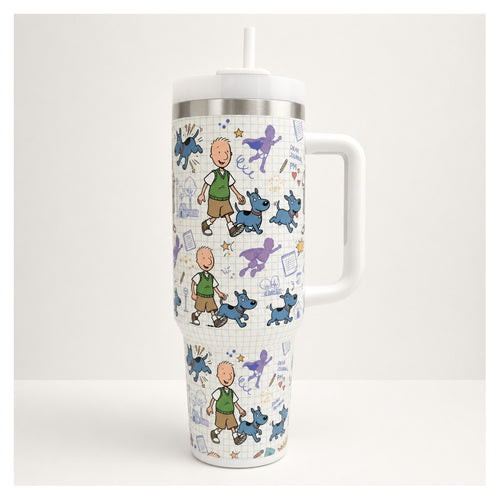 Tumbler doug 40oz acero inox doble pared diseño dear journal