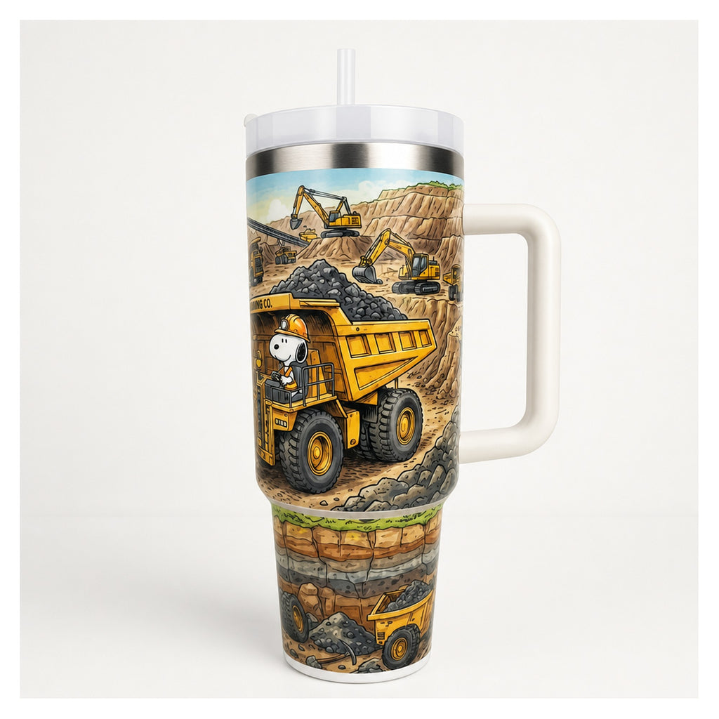 Vaso térmico snoopy minería 1.183 L en acero inoxidable