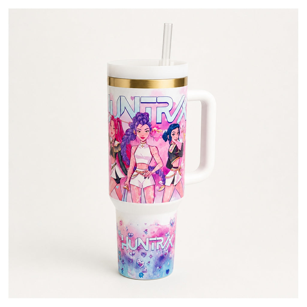 Vaso térmico huntrix 40 oz con tapa y bombilla