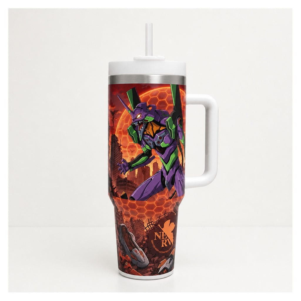 Vaso térmico 40 oz Evangelion Eva Unit 01 diseño exclusivo