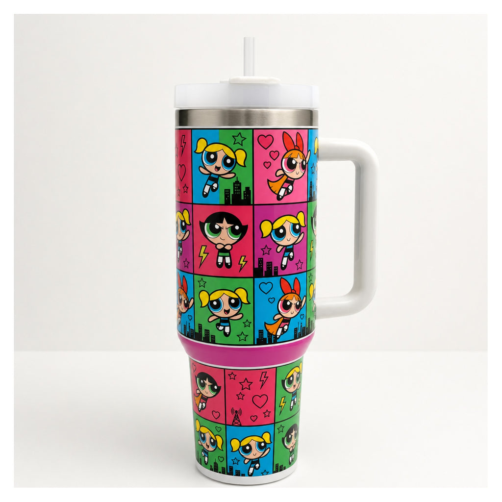 vaso térmico las chicas superpoderosas 40oz diseño pop