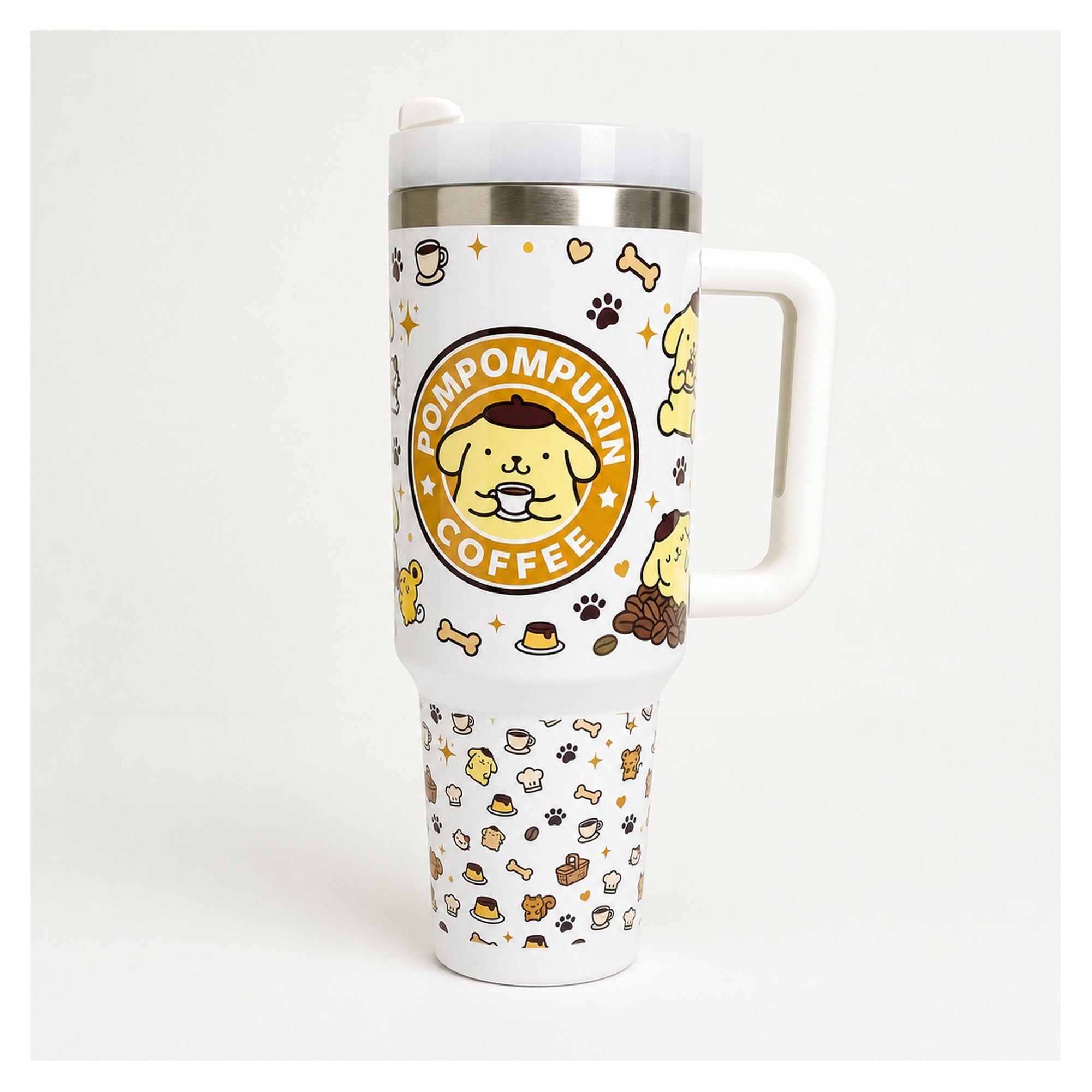 vaso térmico pompompurin coffee 1.18l doble pared