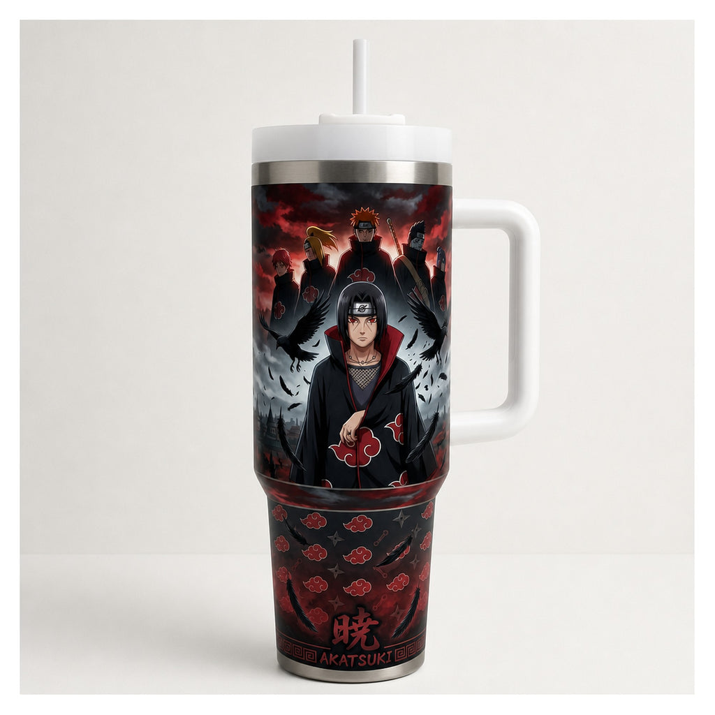 Vaso térmico Tumbler 40 oz Naruto Akatsuki Itachi