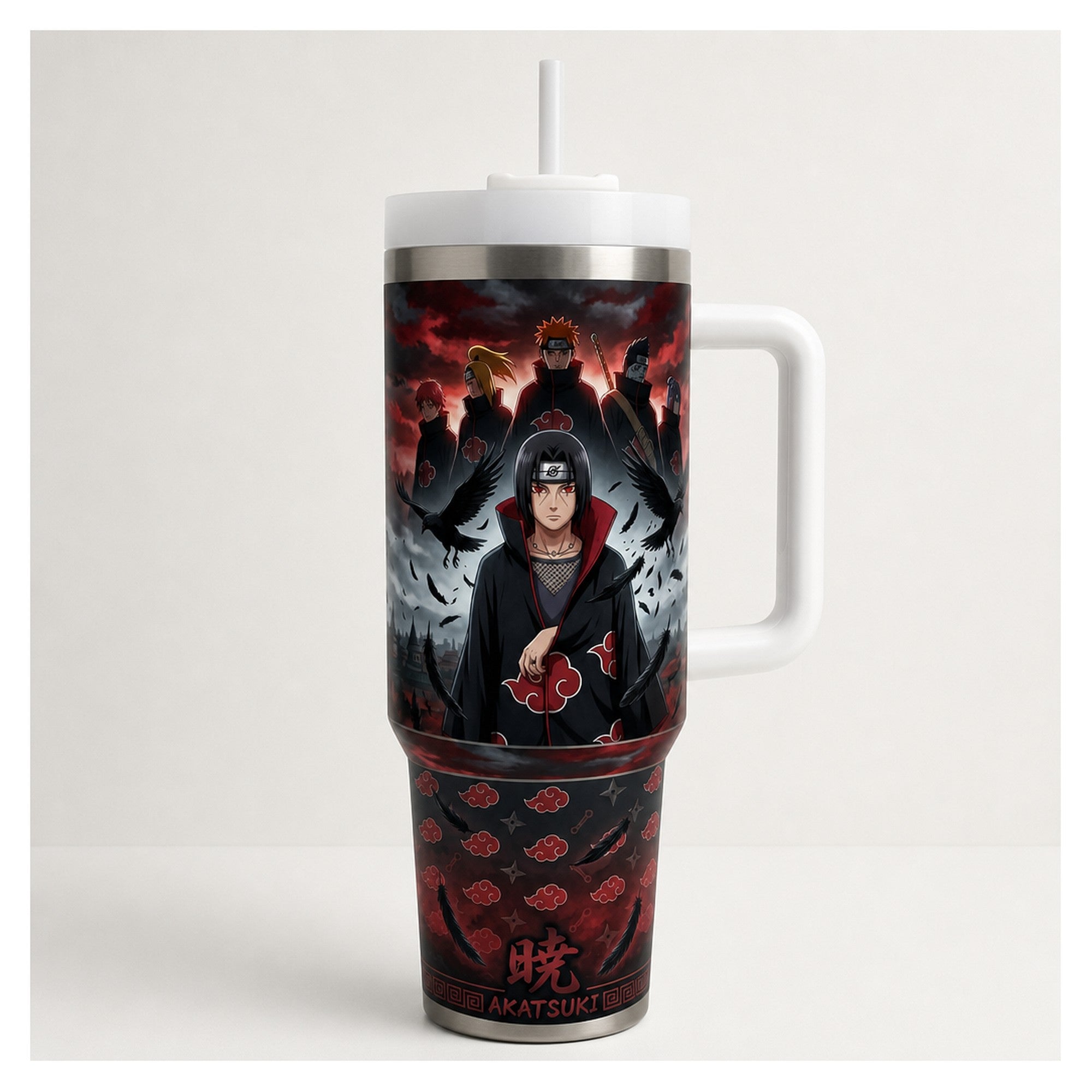 Vaso térmico Tumbler 40 oz Naruto Akatsuki Itachi