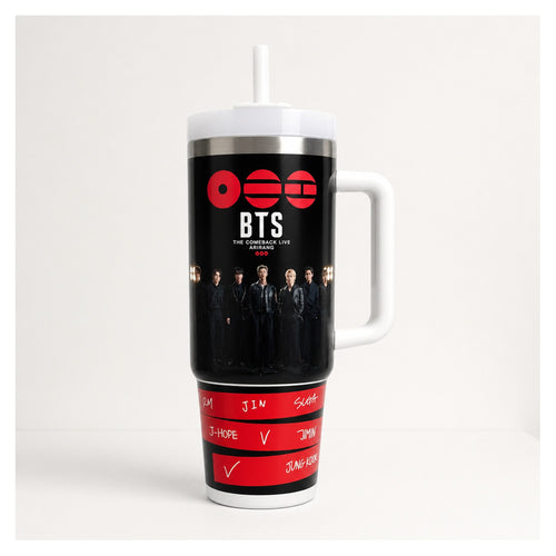Tumbler térmico 40 oz BTS RM acero inoxidable