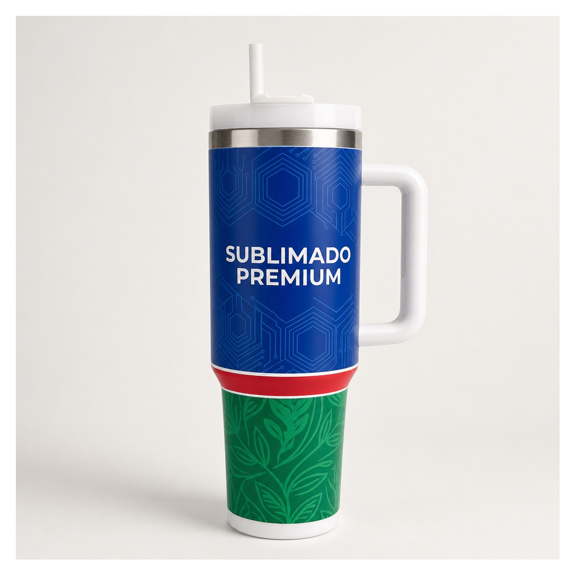 Vaso térmico personalizado sublimación 360° premium con asa 450 ml