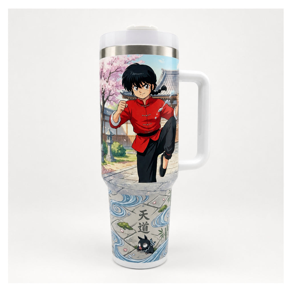 Vaso térmico tumbler 40 oz Ranma 1/2 Saotome diseño único