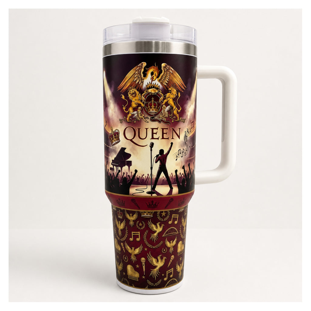 vaso térmico 40oz queen freddie mercury acero inoxidable