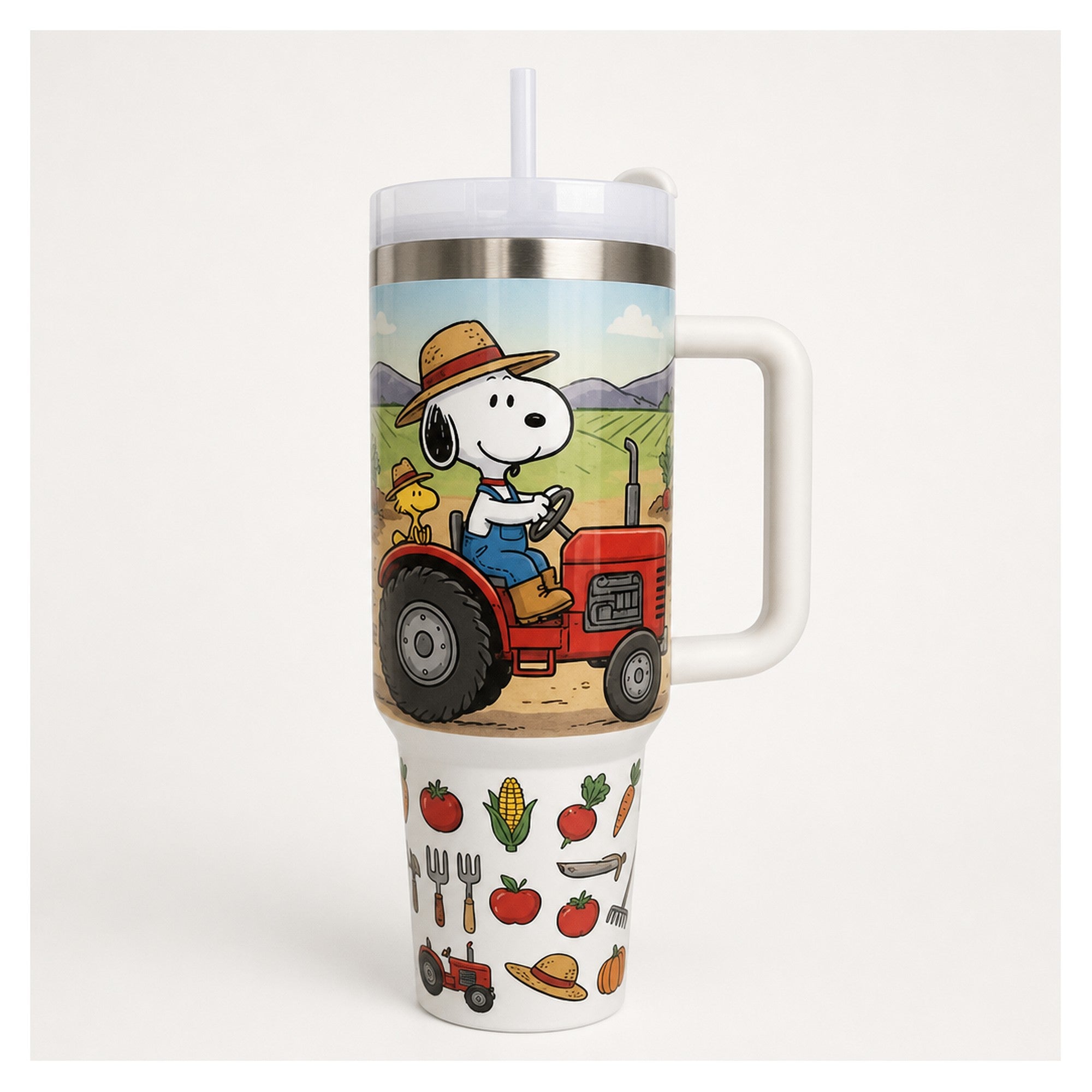 Vaso térmico snoopy granjero 1.18 l acero inoxidable