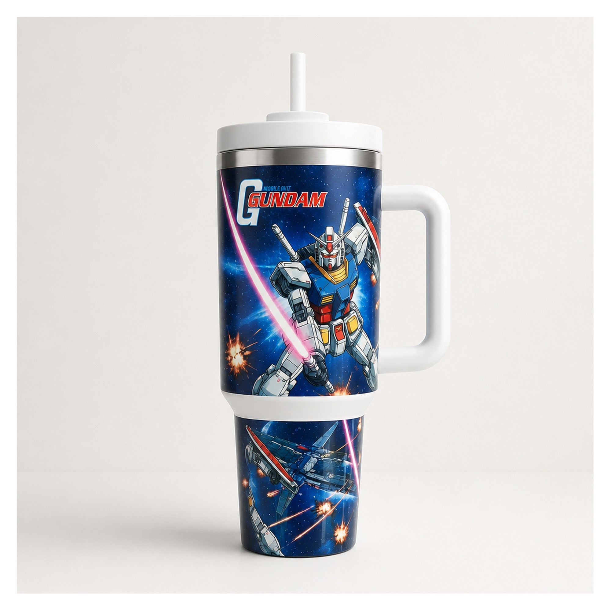Vaso térmico gundam mecha battle 1.18l acero inoxidable