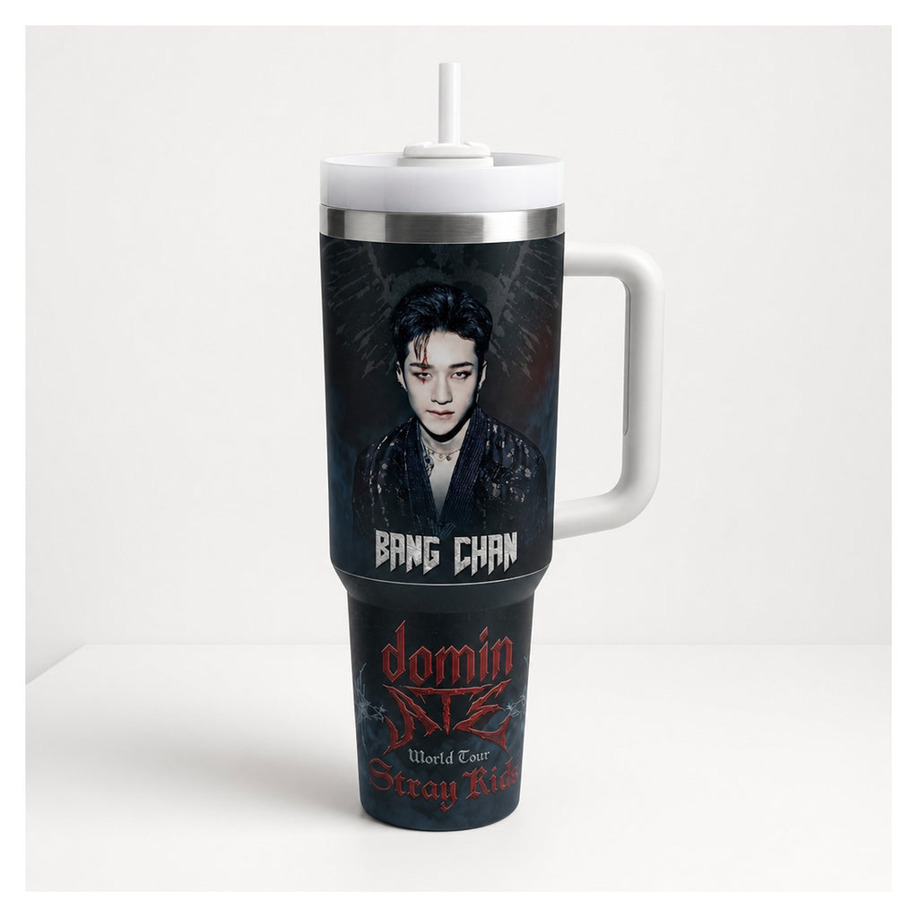 Vaso térmico Bang Chan Stray Kids 40oz doble pared
