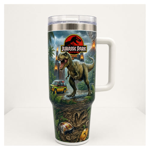 Tumbler 40oz Jurassic Park T-rex vaso térmico doble pared