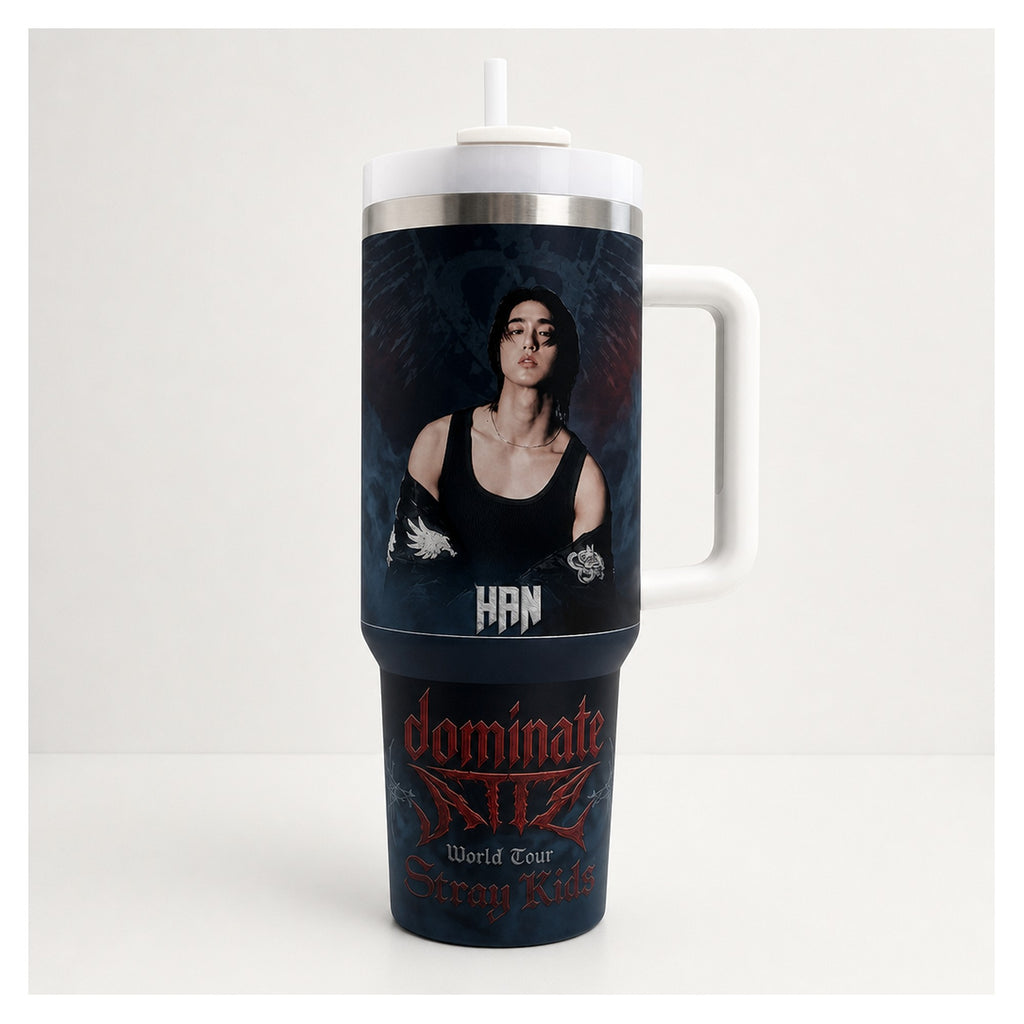 Vaso térmico tumbler han stray kids 1.2 litros