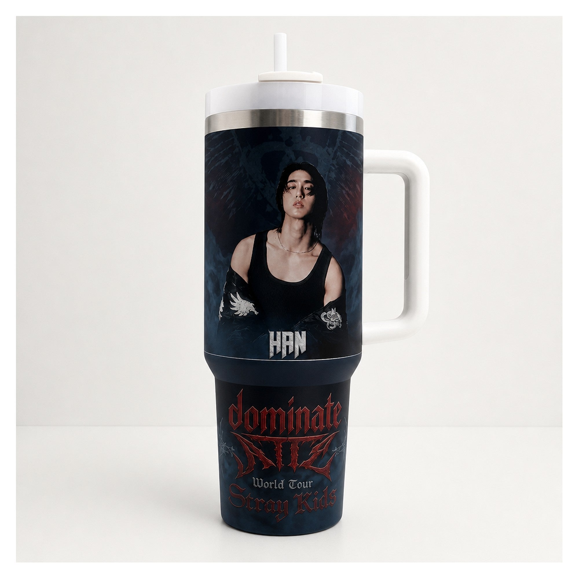 Vaso térmico tumbler han stray kids 1.2 litros