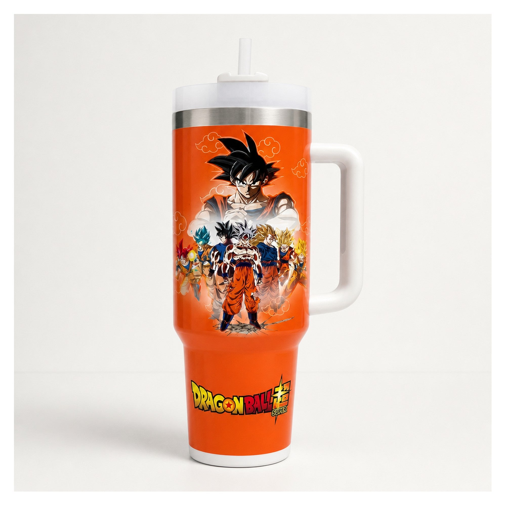 vaso térmico 40 oz goku todas sus formas dragon ball