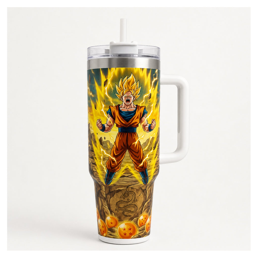 Vaso térmico 40 oz Dragon Ball Goku Super Saiyan