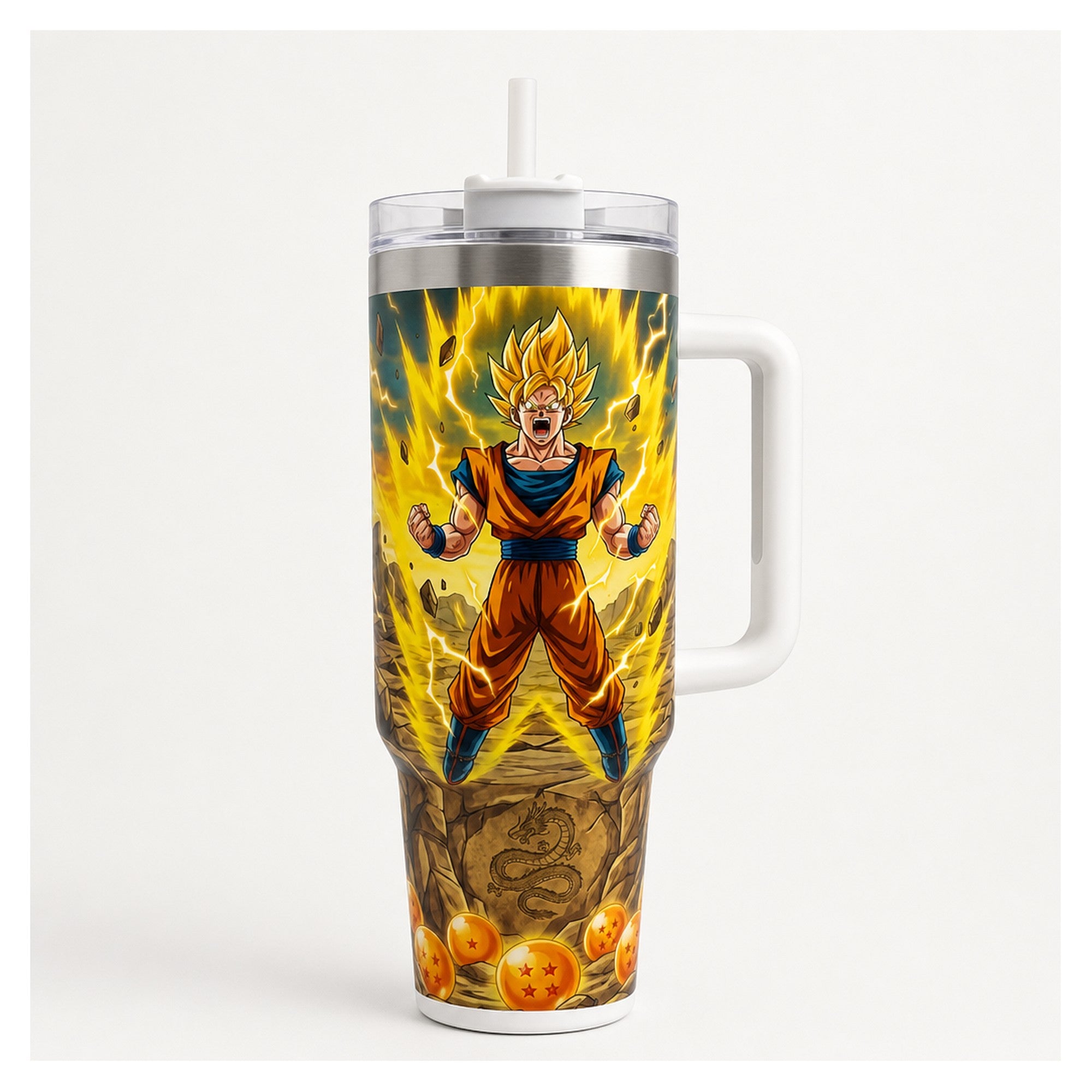 Vaso térmico 40 oz Dragon Ball Goku Super Saiyan