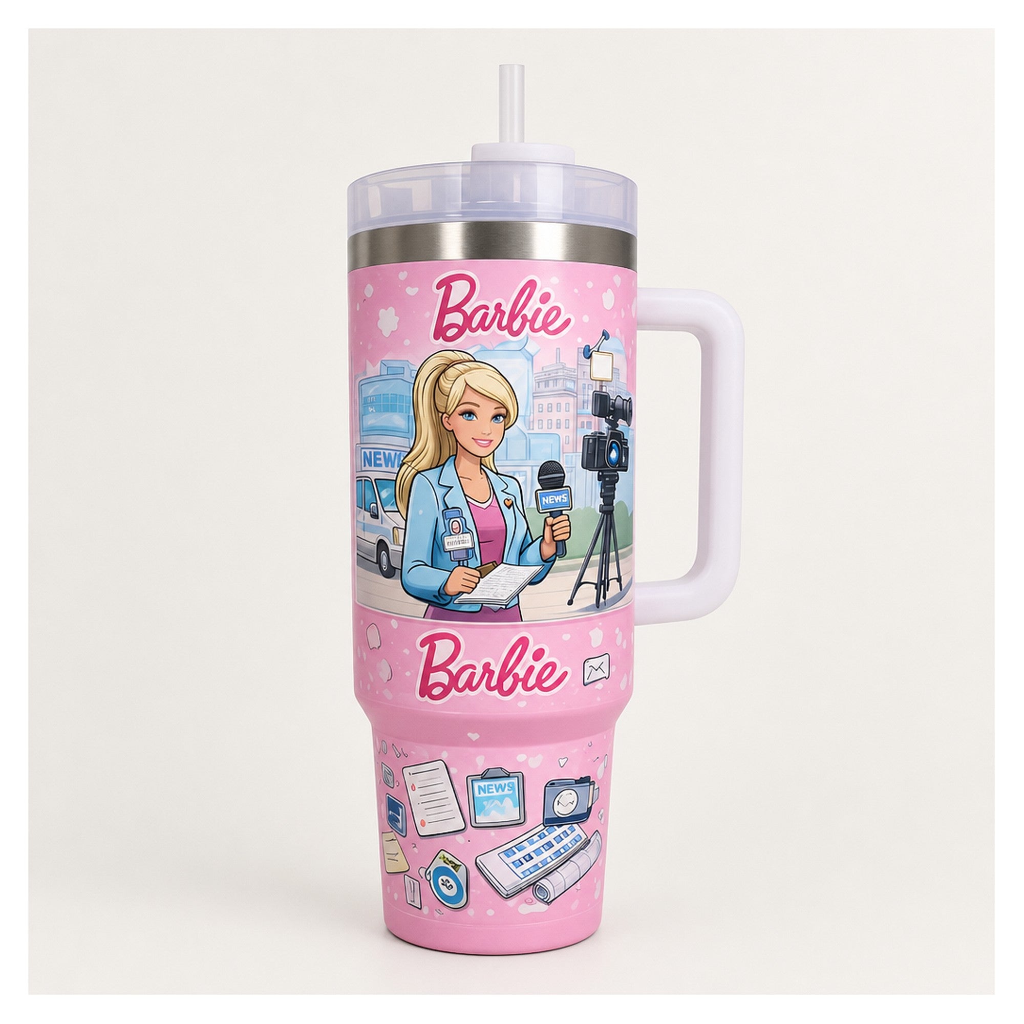 vaso térmico barbie periodista profesional 1,18 l