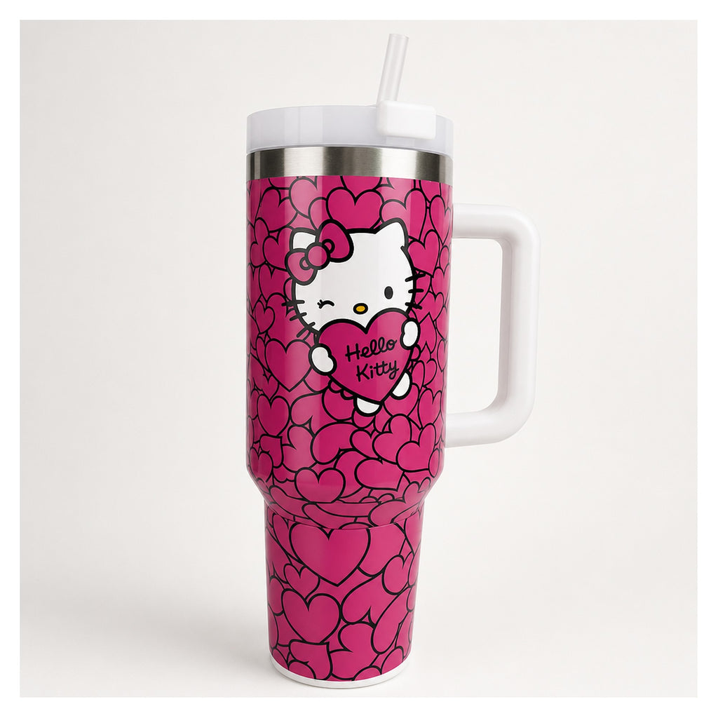 Vaso térmico hello kitty hearts 1.18 l acero inoxidable