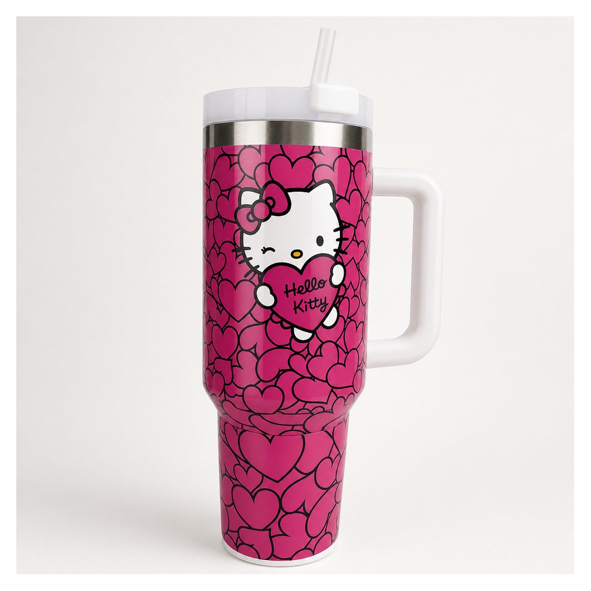 Vaso térmico hello kitty hearts 1.18 l acero inoxidable