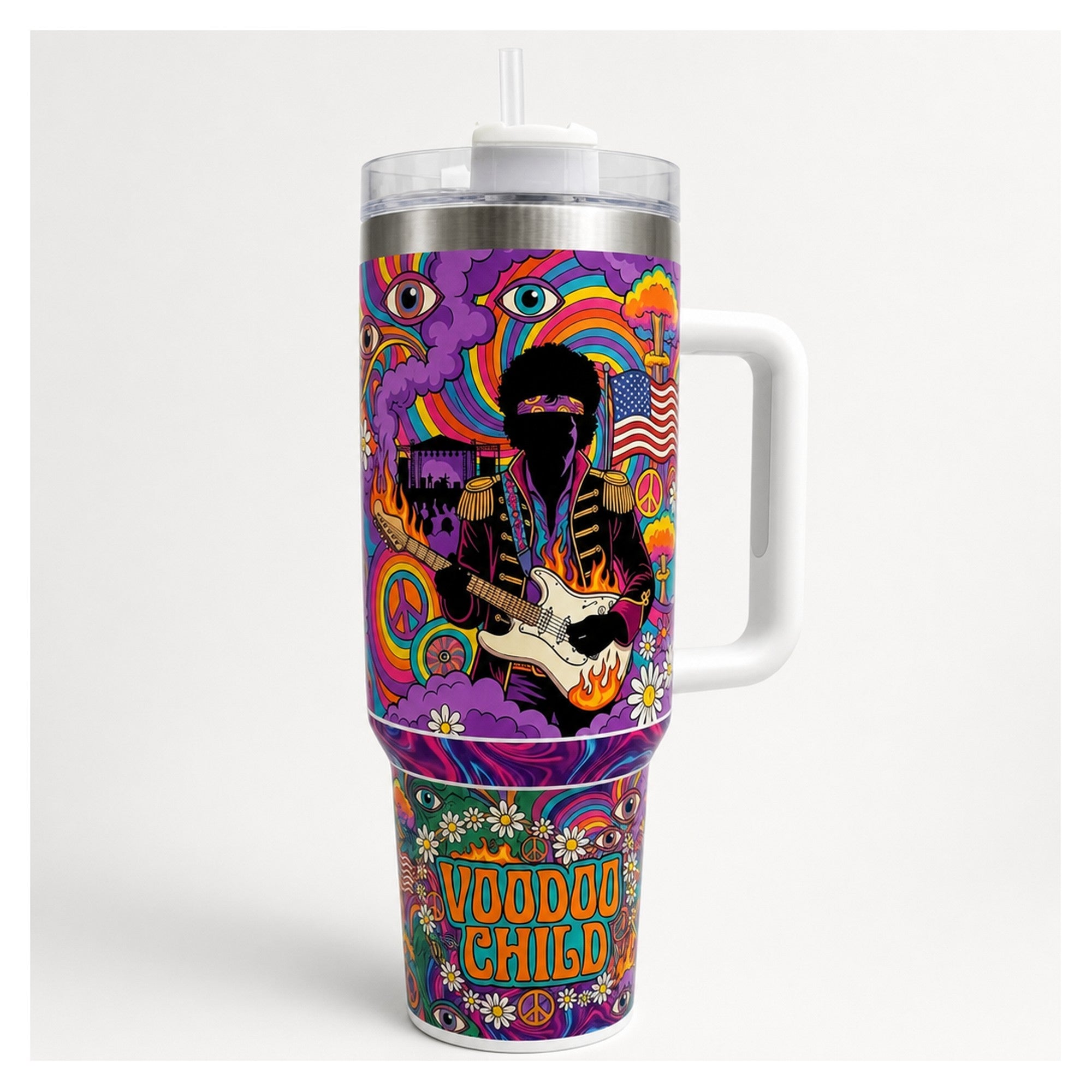 vaso térmico 40oz jimi hendrix voodoo child