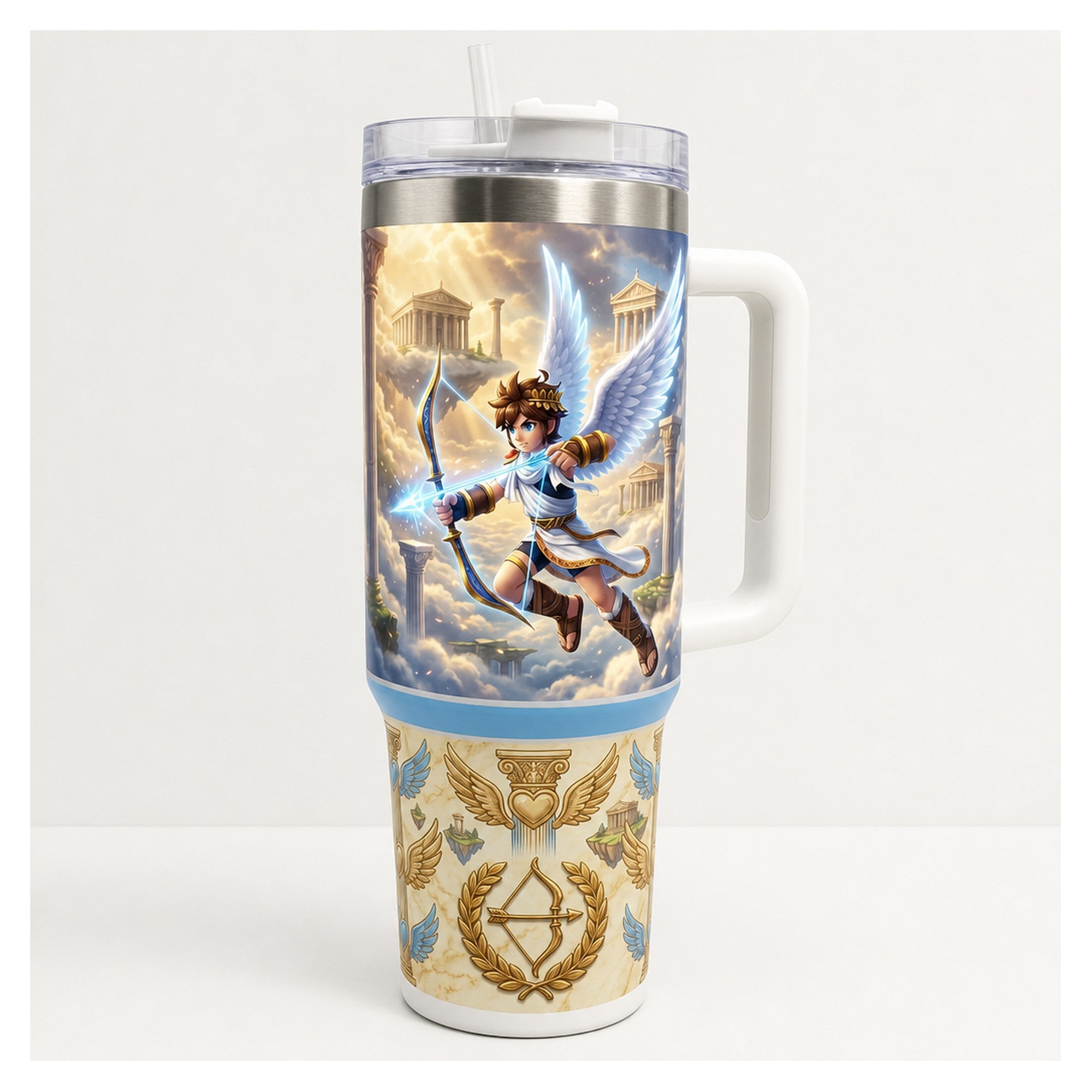 vaso térmico tumbler 40 oz pit kid icarus nintendo