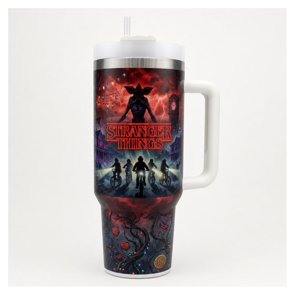 Vaso térmico tumbler 40oz stranger things demogorgon