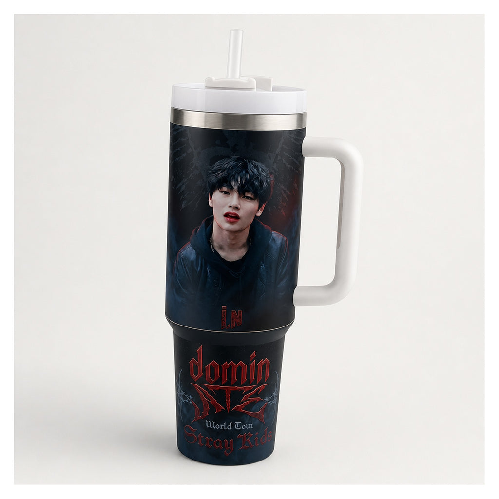 Vaso térmico 1.18L stray kids i.n dominate world tour