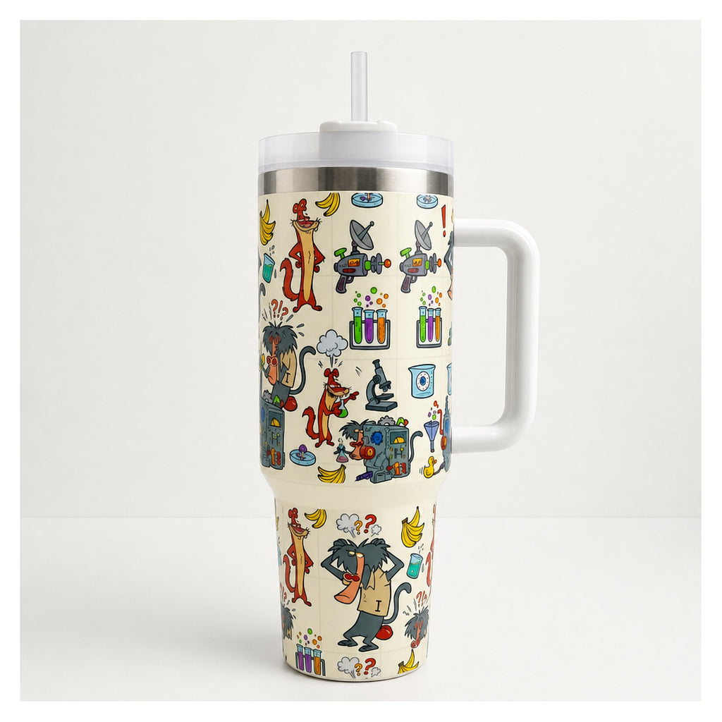 Tumbler soy la comadreja 40oz con diseño sublimado cartoon net