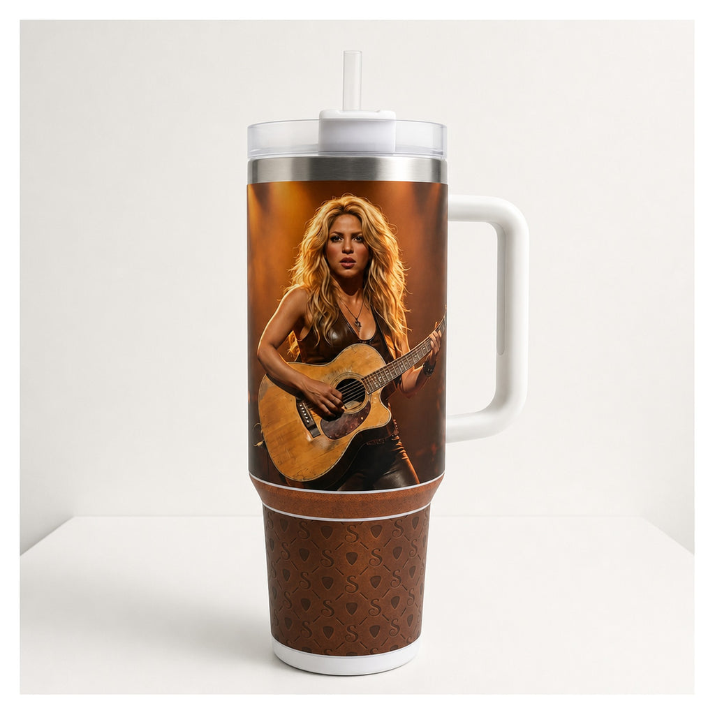 Vaso térmico tumbler shakira 40oz acero inoxidable doble pared