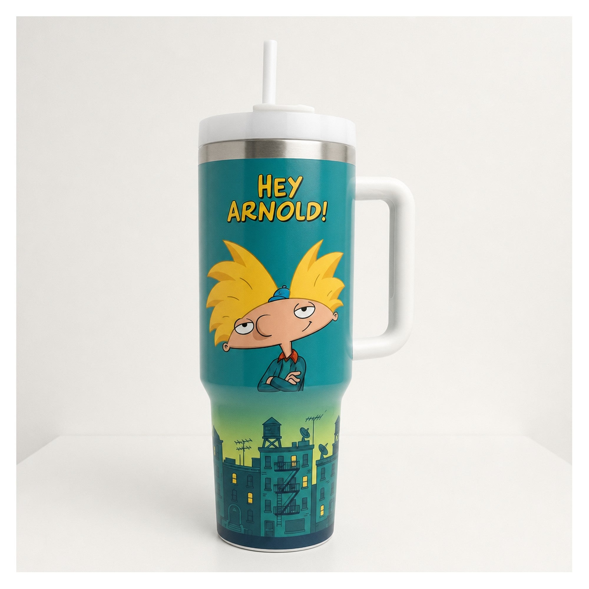 Tumbler hey arnold! 40oz acero inoxidable doble pared