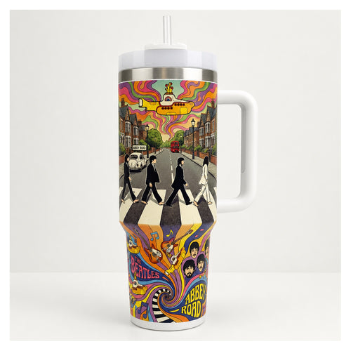 Tumbler 40oz The Beatles Abbey Road acero inoxidable