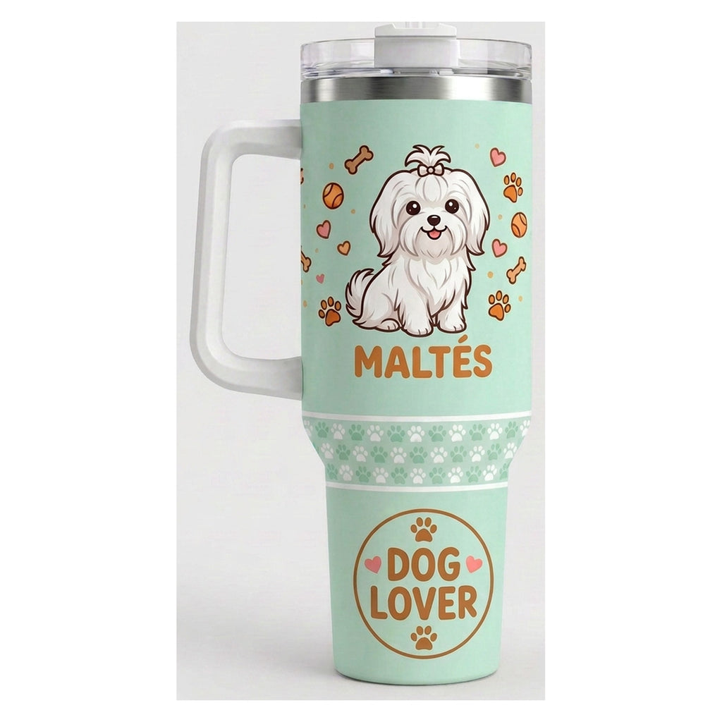 Vaso térmico tumbler 40 oz Maltés Dog Lover