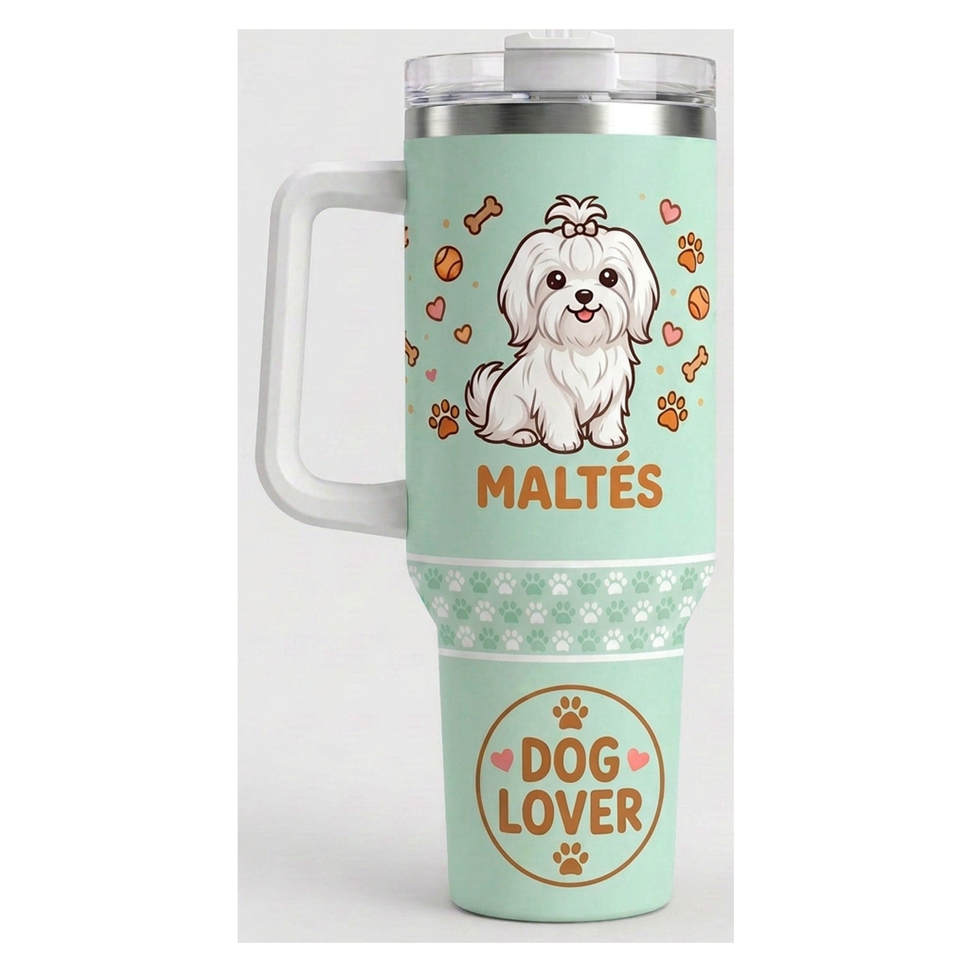 Vaso térmico tumbler 40 oz Maltés Dog Lover