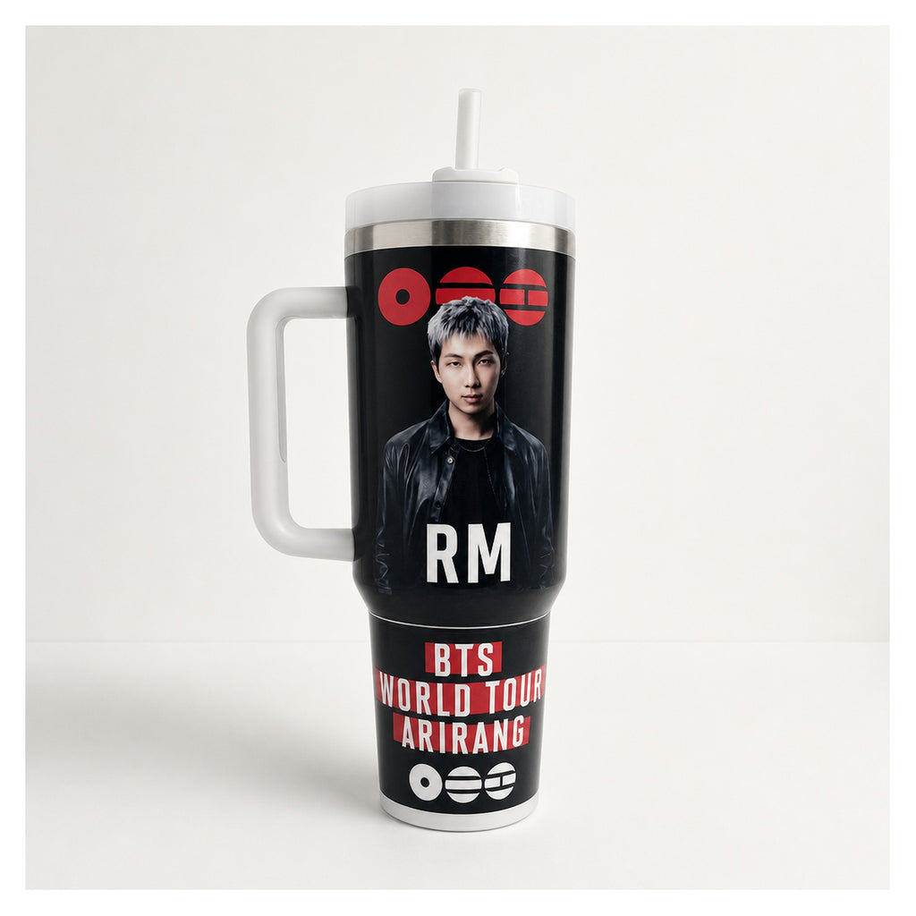 Tumbler térmico 40 oz BTS RM acero inoxidable