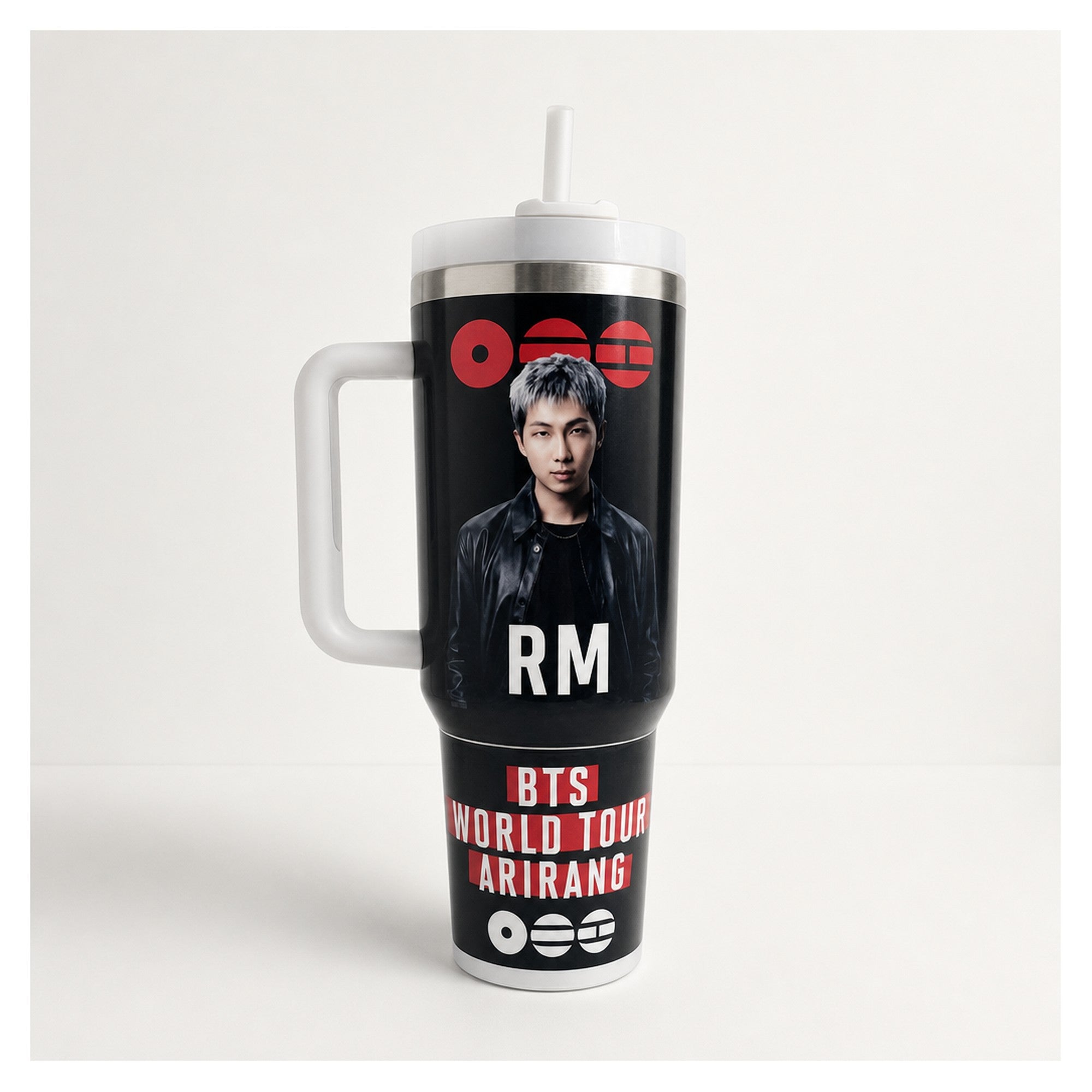 Tumbler térmico 40 oz BTS RM acero inoxidable