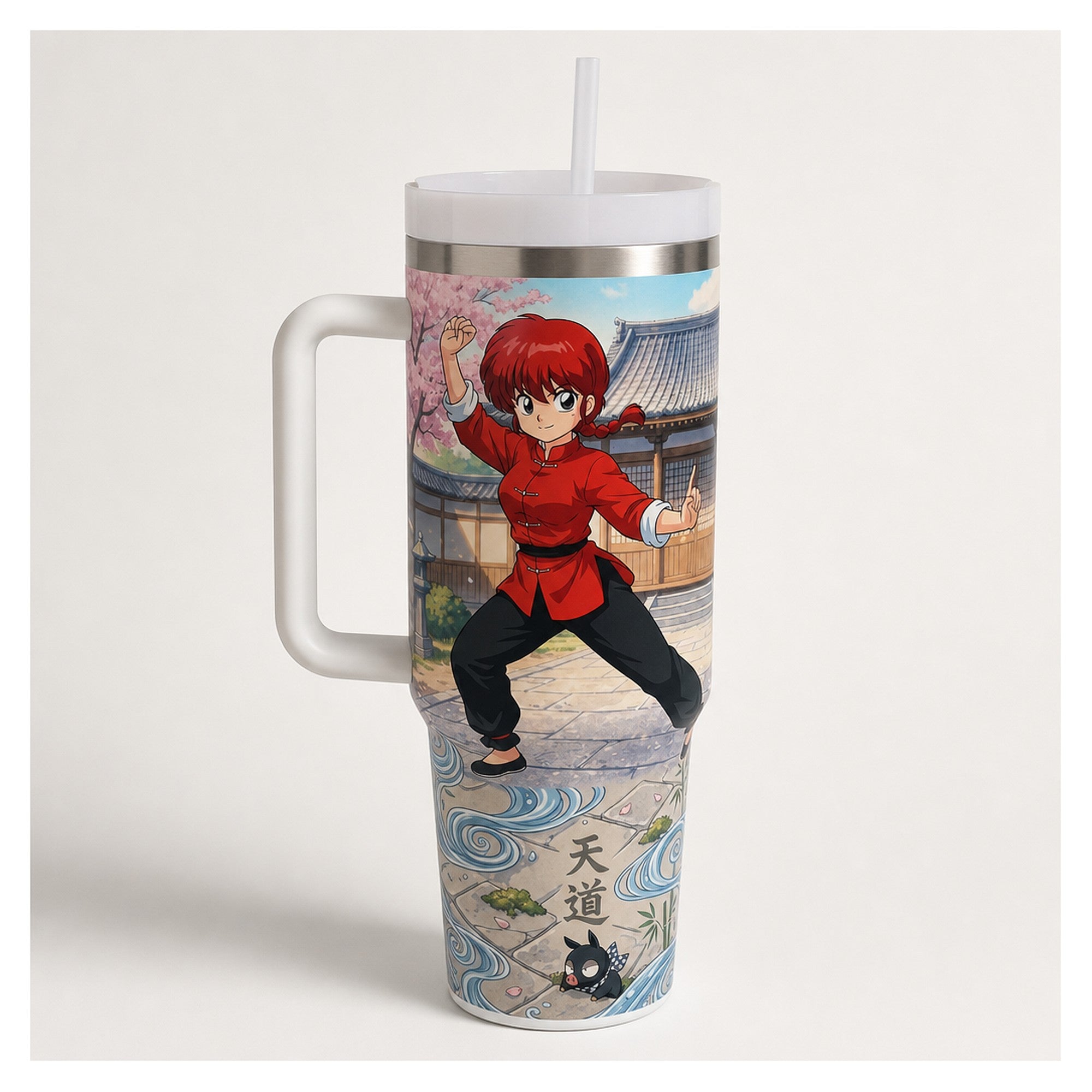 Vaso térmico tumbler 40 oz Ranma 1/2 Saotome diseño único