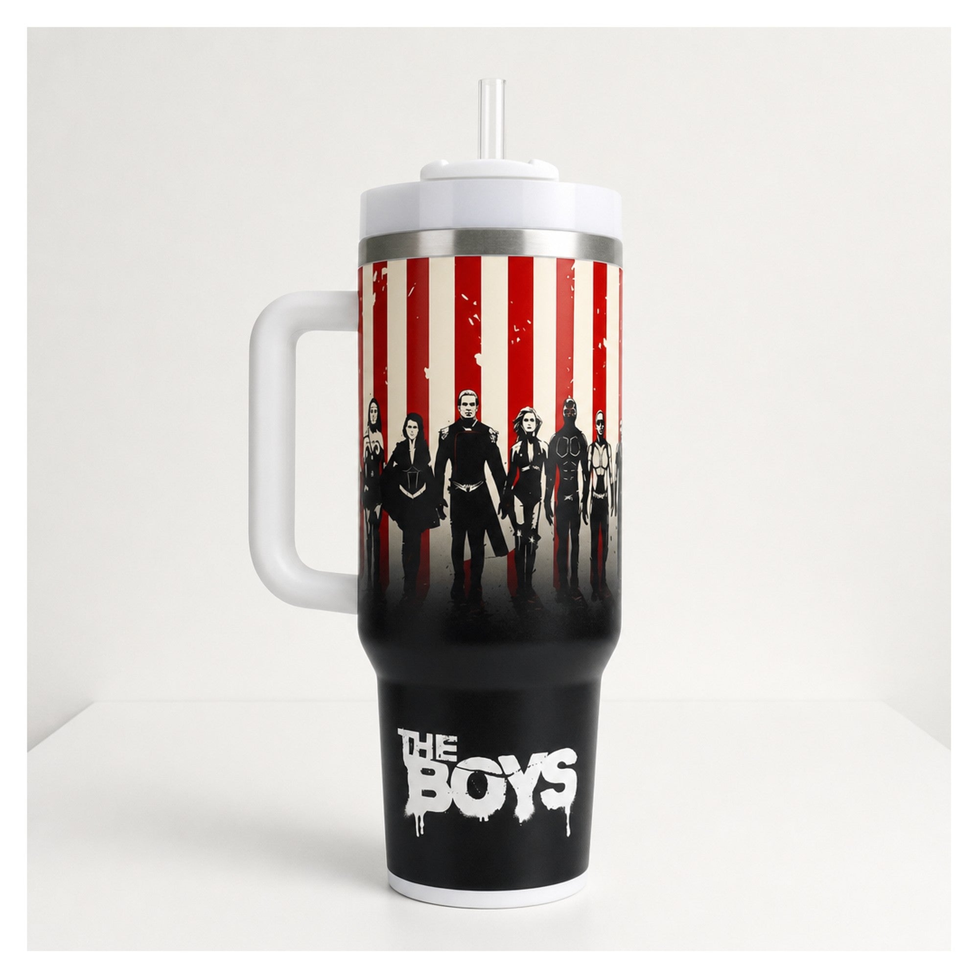 Vaso térmico 40 oz con diseño The Boys - acero inoxidable