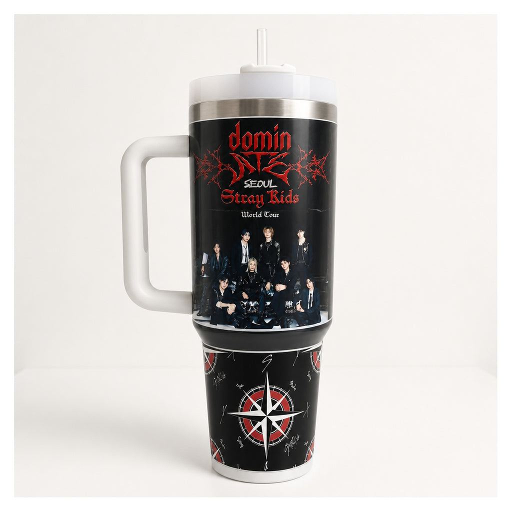 vaso térmico tumbler hyunjin stray kids 1.2l