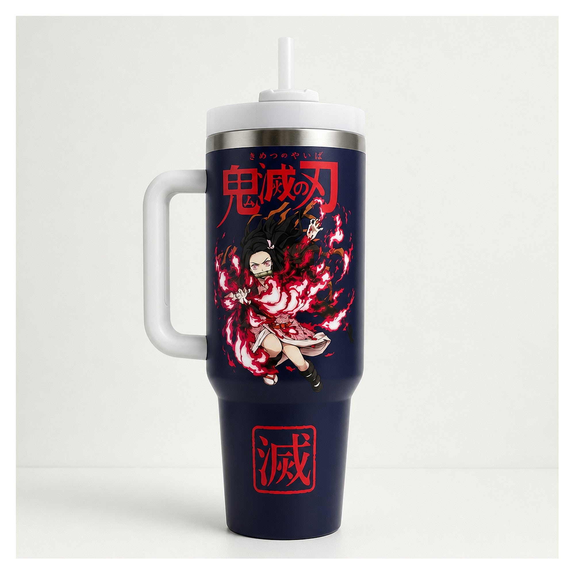 Vaso térmico 40 oz nezuko demon slayer en acero doble pared