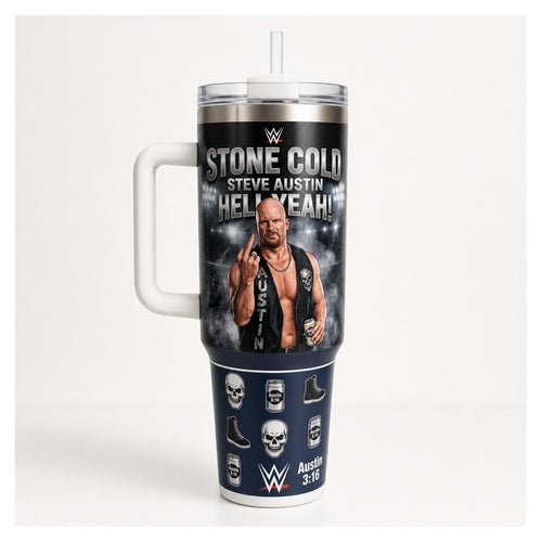 vaso térmico 1.18l stone cold steve austin diseño premium