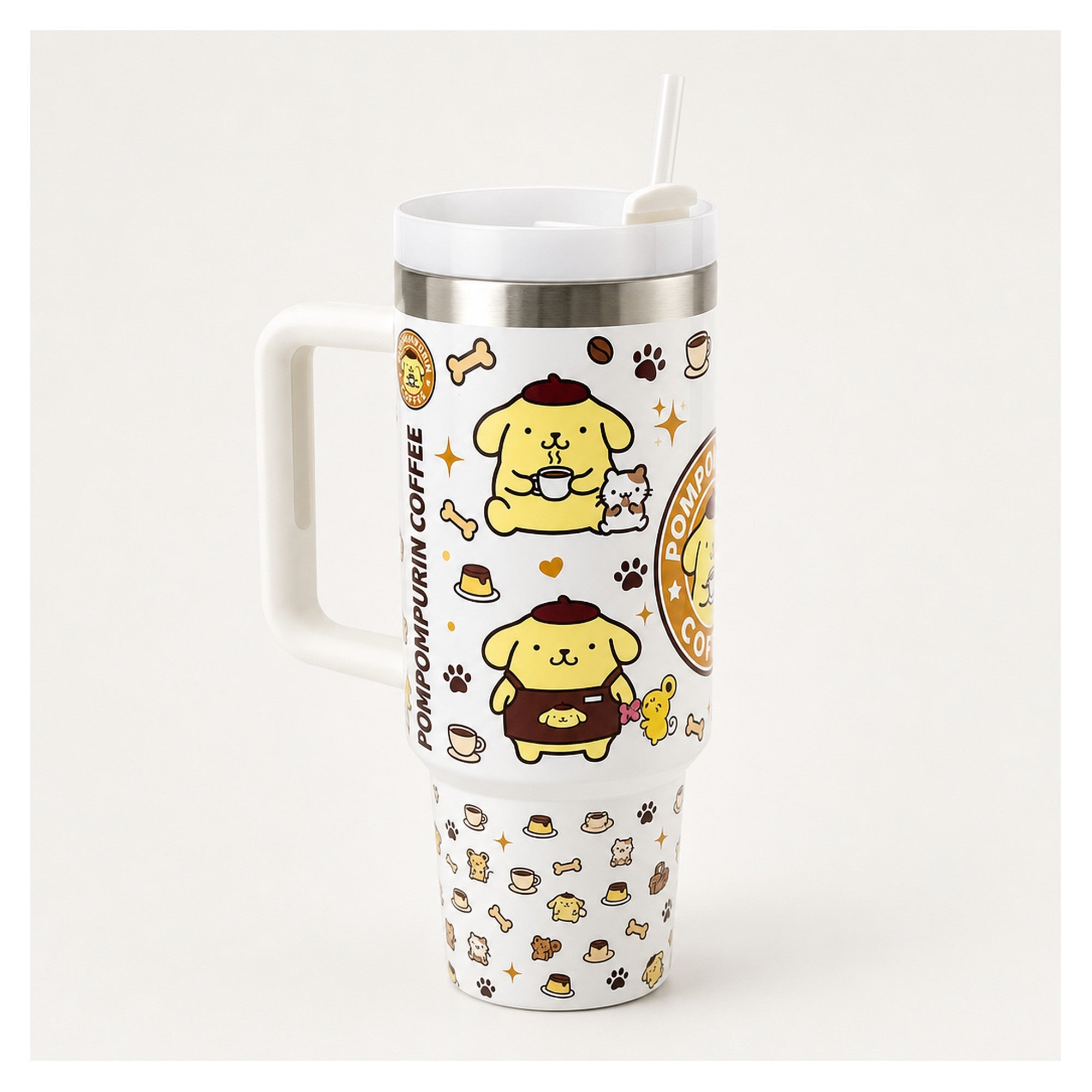 vaso térmico pompompurin coffee 1.18l doble pared