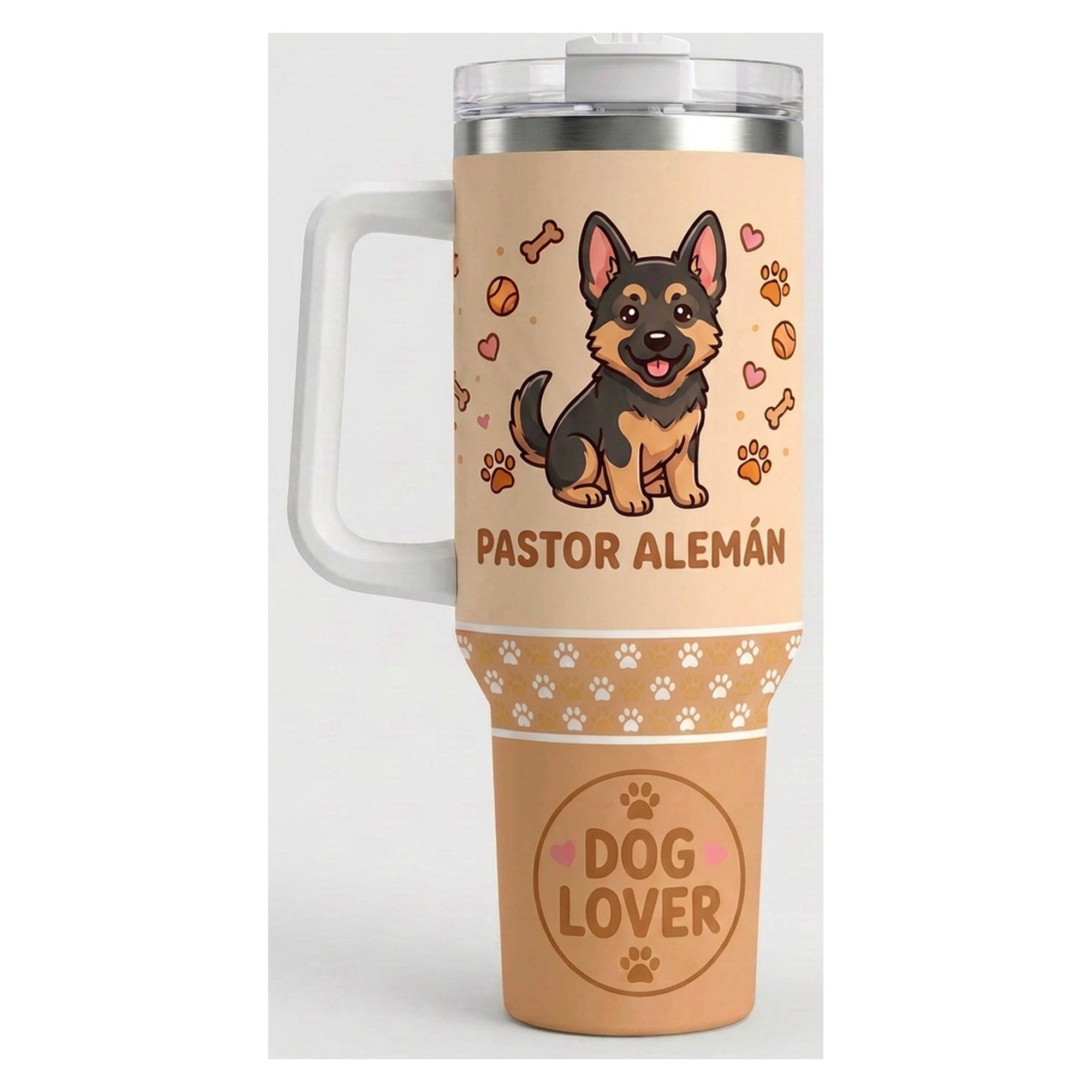 Vaso térmico tumbler 40 oz Pastor Alemán Dog Lover