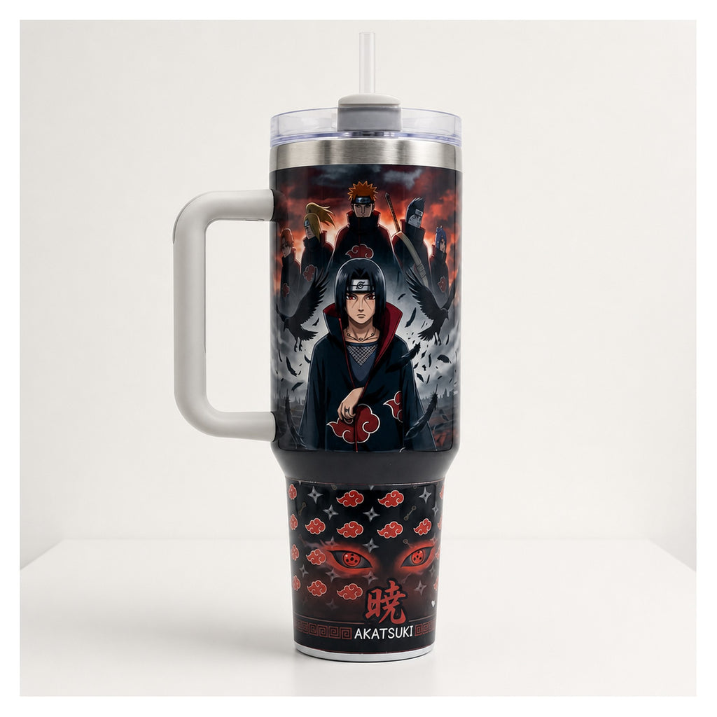 Vaso térmico Tumbler 40 oz Naruto Akatsuki Itachi