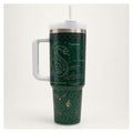 Tumbler térmico 40 oz slytherin verde con asa
